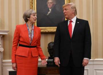 Trump speaks with Theresa May after London terror... Trump speaks with Theresa May after London terror...