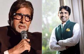 Amitabh Bachchan and Kumar Vishwas - India TV Amitabh Bachchan and Kumar Vishwas - India TV