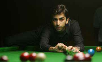 Cueist Pankaj Advani takes aim during his final... Cueist Pankaj Advani takes aim during his final...