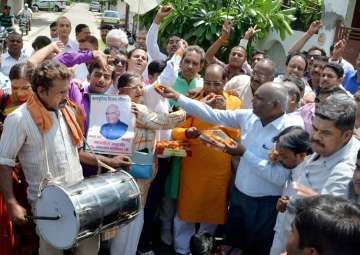 Ram Nath Kovind's victory: Wave of joy sweeps... Ram Nath Kovind's victory: Wave of joy sweeps...