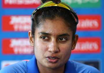 Mithalii Raj speaking at the post-match... Mithalii Raj speaking at the post-match...