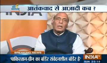 Home Minister Rajnath Singh at India TV conclave... Home Minister Rajnath Singh at India TV conclave...