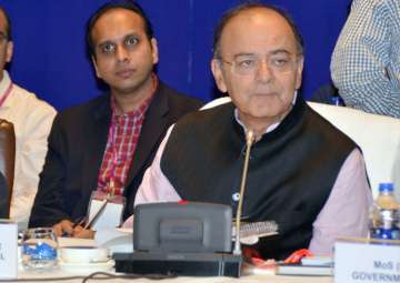 Arun Jaitley at the 21st GST Council meet in... Arun Jaitley at the 21st GST Council meet in...