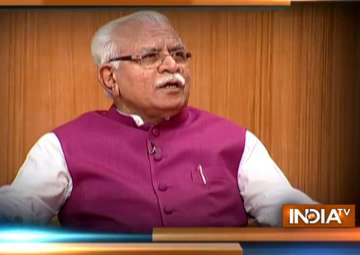 Haryana CM Manohar Lal Khattar in Aap Ki Adalat -... Haryana CM Manohar Lal Khattar in Aap Ki Adalat -...
