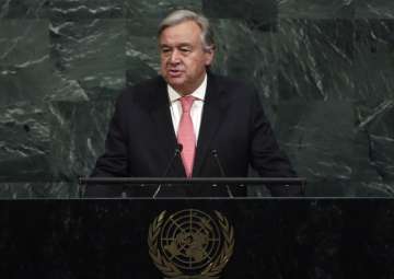 UN Secretary General Antonio Guterres addresses... UN Secretary General Antonio Guterres addresses...