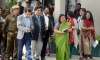 IAS Association Secretary Manisha Saxena, along with other