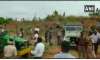 A grap from the video showing TRS leaders attacking the