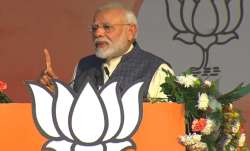 PM Modi's election rally in Karkardooma, Delhi.