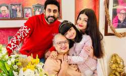 Aishwarya Rai Bachchan shares glimpse of mother's 70th birthday celebration with Abhishek & Aaradhya