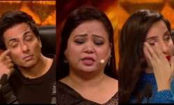 Dance Deewane: Sonu Sood, Nora Fatehi break down listening to why Bharti Singh doesn't feel like hav
