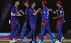 Afghanistan takes on Scotland in the ICC Men's T20 World Cup Super 12 Group 2 match in Sharjah. 