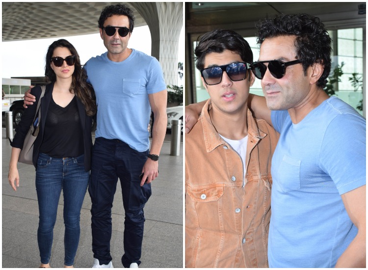 Pictures of Bobby Deol striking adorable poses with wife Tanya and sons ...