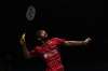 Kidambi Srikanth of India competes against Son Wan Ho