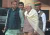PM Modi, Ananth Kumar, Jitendra Singh and Vijay Goel leave