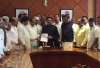 The delegation included Leader of Opposition in the