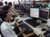 The 30-share Sensex opened on a strong footing at 35,287.49