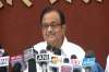 Senior Congress leader P Chidambaram.
