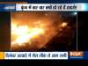 A fire breaks out at a camp at Kumbh Mela due to