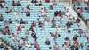 A cricket match in London between Surrey and Middlesex at