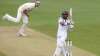 England's Stuart Broad, left, bowls to Pakistan's Mohammad