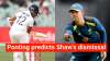 ricky ponting, ricky ponting prithvi shaw, prithvi shaw duck, prithvi shaw india, india vs australia
