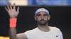 Buglaria's Grigor Dimitrov celebrates his win over