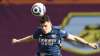 Arsenal's Granit Xhaka heads the ball during the English