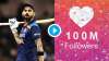 virat kohli, virat kohli instagram, virat kohli fans, virat kohli instagram fans, virat kohli 100m f