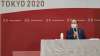 Toshio Muto, CEO of Tokyo 2020, attends a press conference
