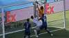 Slovakia's goalkeeper Martin Dubravka scores an own-goal
