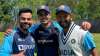Virat Kohli, Shubman Gill and Cheteshwar Pujara