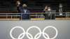 President of the IOC Thomas Bach, left, and Japan's Emperor