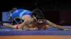 Ravi Dahiya and Russian Olympic Committee Zavur Uguev