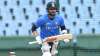 Indian captain Virat Kohli during the India national cricket team practice at SuperSport Park.