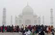 north India winter delhi dense fog weather minimum ...